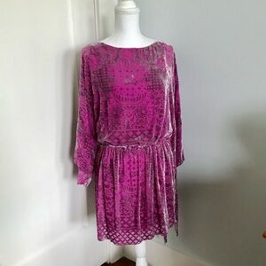 Burnt Out Velvet Tunic